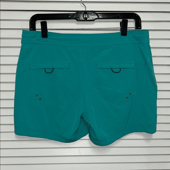 Title Nine Teal Women's Activewear Shorts - Picture 2 of 4